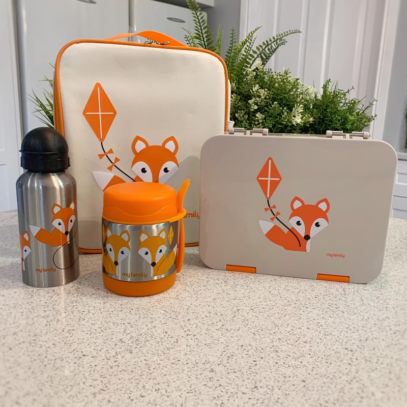 Kid-Friendly Easy Clean Bento Lunchbox by My Family - Leakproof,