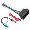 RED WOLF Stereo Wiring Harness Antenna Adapter Fit for 2013-2019