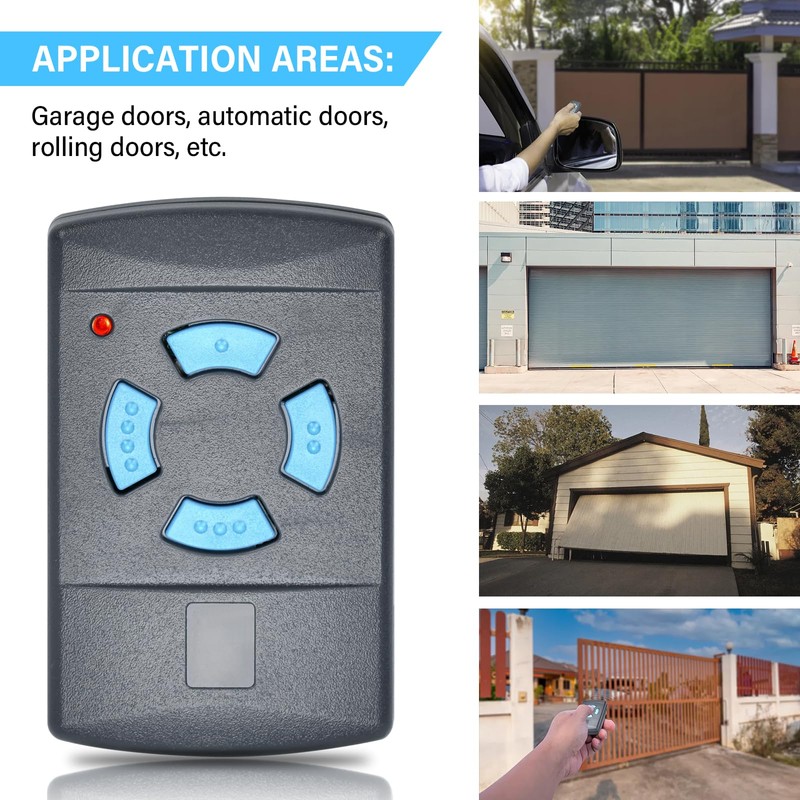 868.3 MHz Garage Door Opener Garage Door Remote Control Compatible