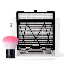 siyuwuro Aspirador De Polvo Para Uas Acrlicas Y De Gel Potente Aspirador De 40 W Mquina Limpiadora Para Saln De Manicura Uso Domstico Con Cepillo...  