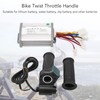 24V 1000W Bike Brushed Motor Controller with Twist Throttle Handle