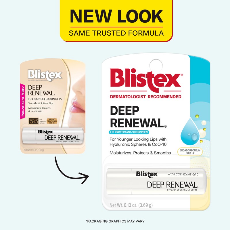 Blistex SPF 15 Deep Renewal Lip Protectant,for Younger lokking Lips,