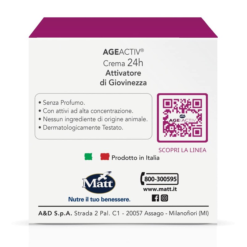 Matt Cosmetic Department - AGEACTIV Cream 24 Hour Activator of