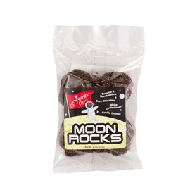 Asher's Chocolate Moon Rocks, Dark Chocolate Mixed with Caramel & Marshmallow, White Confectionery and Cookie Crumbs, Amazing Flavor, Small Batches of Kosher Chocolate, Family Owned Since 1892 (8.6oz)
