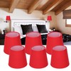 6Pcs Lampshade Modern Simple Cloth Art Inner Film Pendant Wall