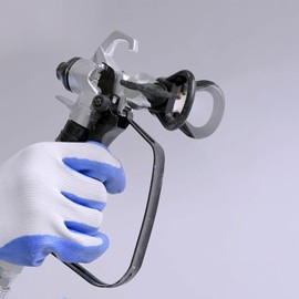 Dotool 16 Pcs Airless Paint Sprayer Gun with Nozzle Guard,5 Spray Tips,10 Filters，3300PSI High Pressure Swivel Joint for House Interior and Exterior,Garden,Fences（211,313,415,517,623）