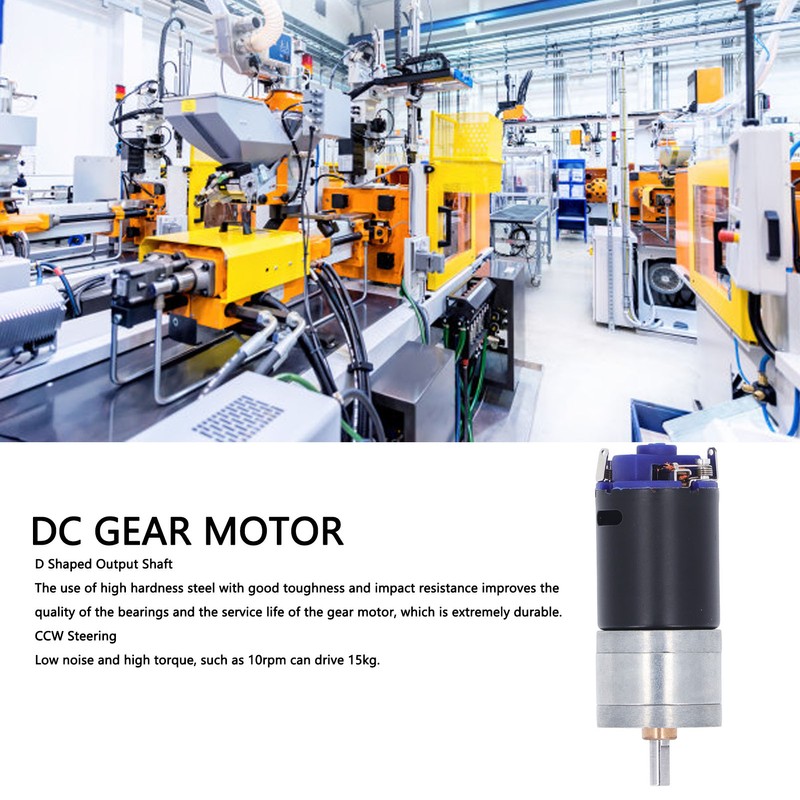 DC Gear Motor Electric Micro Speed Reduction Geared Motor with