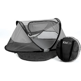 KidCo - Peapod Portable Foldable Mesh Toddler Travel Tent & Storage Bag, Play Tent, Ages 6 Months - 3 Years (Midnight)