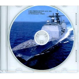 USS Princeton CG 59 Commissioning Program 1989 United States Navy Plank Owners