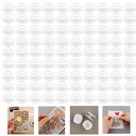 BAOFALI 90Pcs/Set Mini Action Wobbles,Self-Adhesive Springs,Small Wobblers Movers for for Card Making DIY Scrapbooking Arts Projects Handmade Crafts Scrapbooking Embellishments