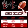 Alytree Youth American Football Gloves, Sticky Receiver Gloves with Super