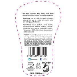 The Foot Factory Very Berry Foot Soak 180 ml