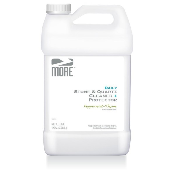 MORE Stone & Quartz All Purpose Cleaner + Protector - Multi Surface Counter Kitchen Cleaner for Natural Stone Surfaces [Gallon / 128oz]