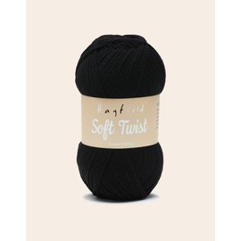 Sirdar Hayfield Soft Twist, Black (263), 100g
