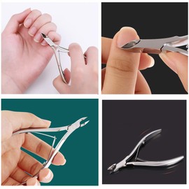 cuticle nail clippers for women men Trimmer Nipper Sharp Professional Stainless Steel Nail Clipper Cutter Dead Skin Remover Nail Care Tool For Manicure Pedicure Tools for Fingernails and Toenails