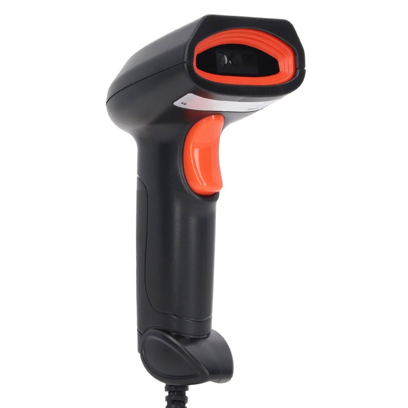 QR Code Scanner Barcode Reader ABS Handheld Scanning Tool for