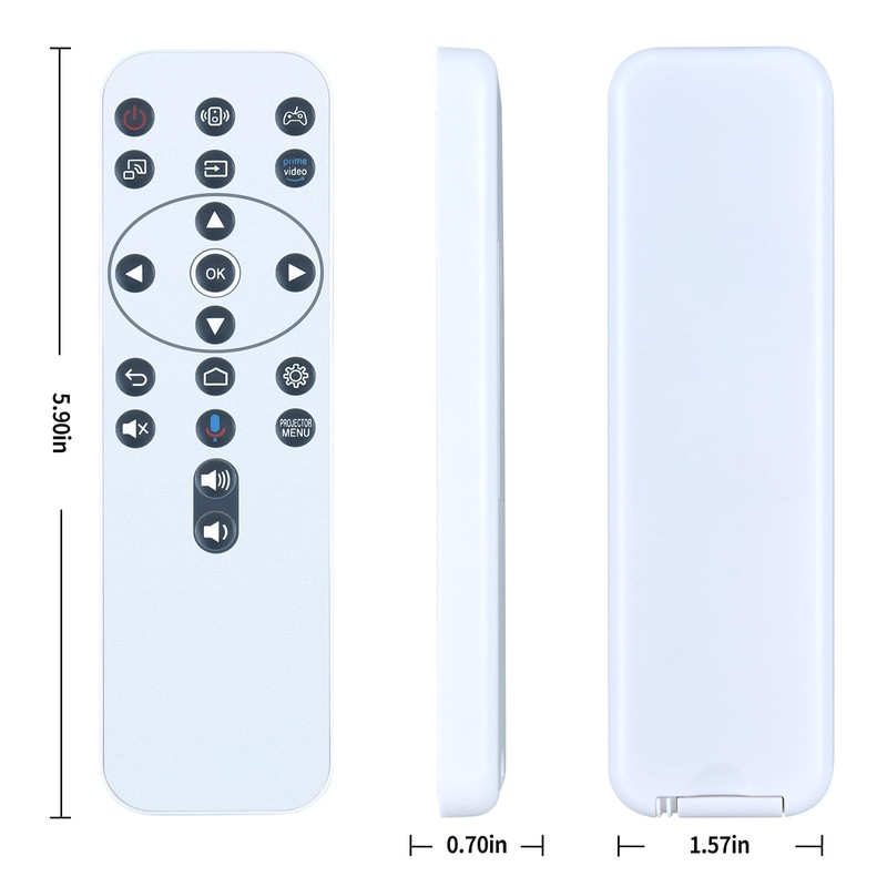 PZL New RCI068 Replacement Remote Control for BenQ Projector X1300i