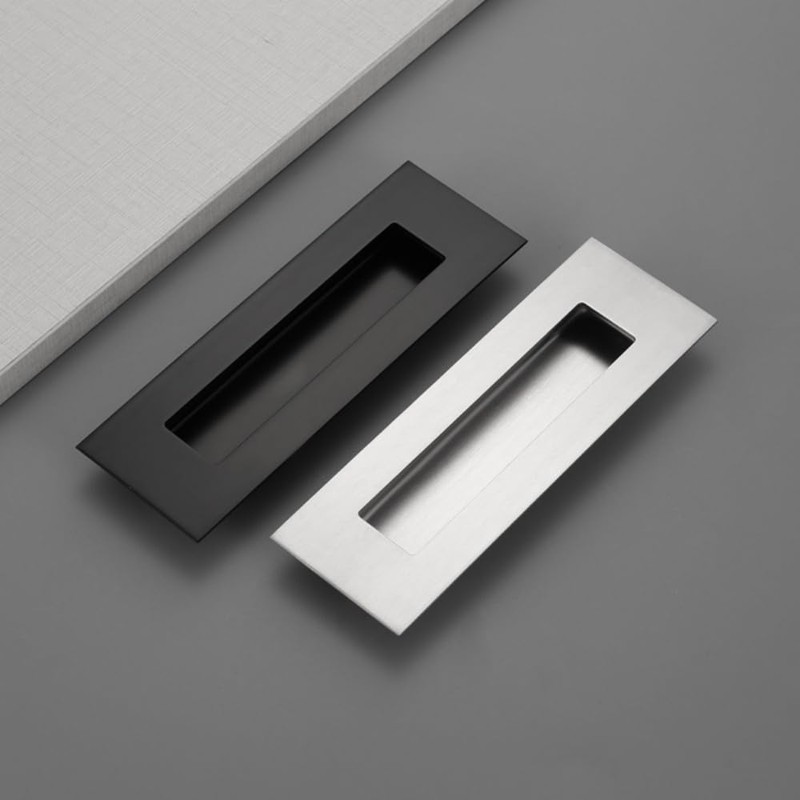 Aibeli 5.9 Inch Recessed Finger Flush Pulls for Pocket Door