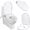 Bio Bidet Slim Zero Non Electric Bidet Toilet Seat Elongated,