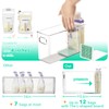 Ugotfeels Breastmilk Storage Container with L Shaped Dividers to Flatten