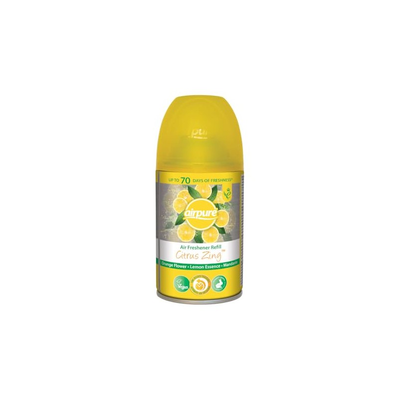 Pure Air Air-O-Matic Citrus Zing Air Freshener Refill 250ml