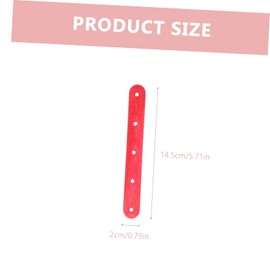 DOITOOL 100pcs Colorful Wooden Ice Cream Sticks Lollipop Sticks Punch Holes for Crafts Smooth Safe Reusable for Parties and Festivals