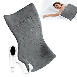 Bebeay Compresa Caliente Electrica,Cojin Electrico Caliente para Aliviar Dolores de Rodilla, Espalda, Piernas,Compresa Elctrica con 10 Ajustes de...  