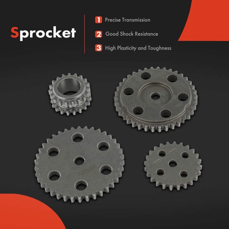 A-Premium 11PCS Engine Timing Chain Kit W/Sprocket & Tensioner &