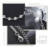 TRHDFW Simple Crystal Anklet Silver Ankle Bracelet Fashion Foot Chain