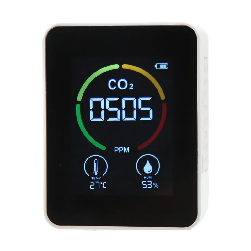 Carbon Dioxide Detector Large Screen Semiconductor Sensor Air Quality Monitor