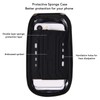 Bike Phone Mount Bag Large Capacity Waterproof Carbon Pattern PU