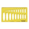 Traceease Geometric Drafting Ellipse Template Drawing Stencil, Designing Template Measuring