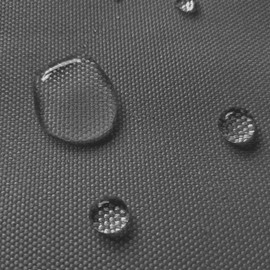 GeeComfy GeeComfy Waterproof Canvas Fabric by The Yard 58" W 600D Upholstery Polyester Material Indoor Outdoor Water Resistant Fabric for Chair Cushion Furniture Cover Sewing DIY Cloth, 1 Yard Gray