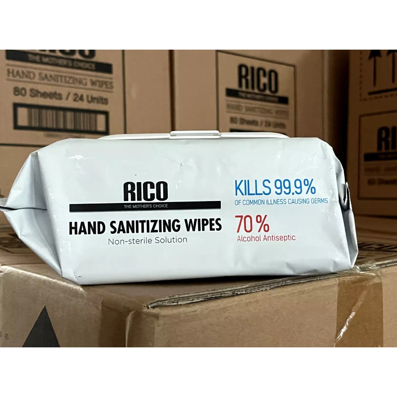 RICO 10 Packs Rico The Mother's Choice Hand Santizing Wipes