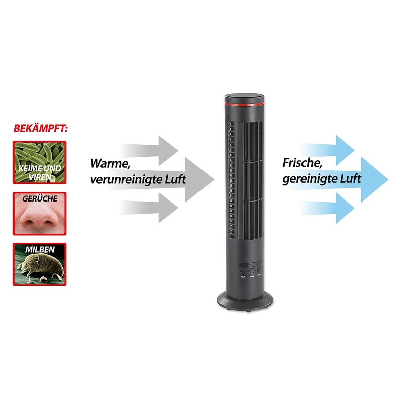 Newgen Medicals USB Table Mini Tower Fan White 194.t with