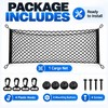 Car Trunk Cargo Net Organizer for Groceries & Luggage –