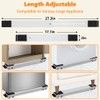 LUCKUP Heavy Duty Appliance Rollers W/Crowbar, Extendable Washing Machine Stand