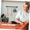 GLEAVI 1Pc Kitchen Utensil Hook Mounted Storage Shelf for Kitchen