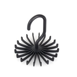 Yosoo Organizador De Corbatas, Paquete De 2 Estantes De Corbata Giratorios De 360 ​​Grados Colgadores De CinturóN De Corbata Ajustables Gancho para Colgar Ganchos Corbatas Almacenamiento De Armario