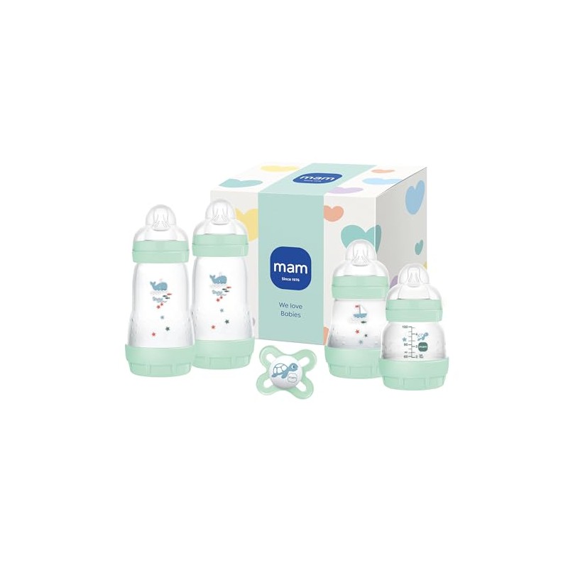 MAM Easy Start Anti-Colic Gift Set 5-Piece Mint