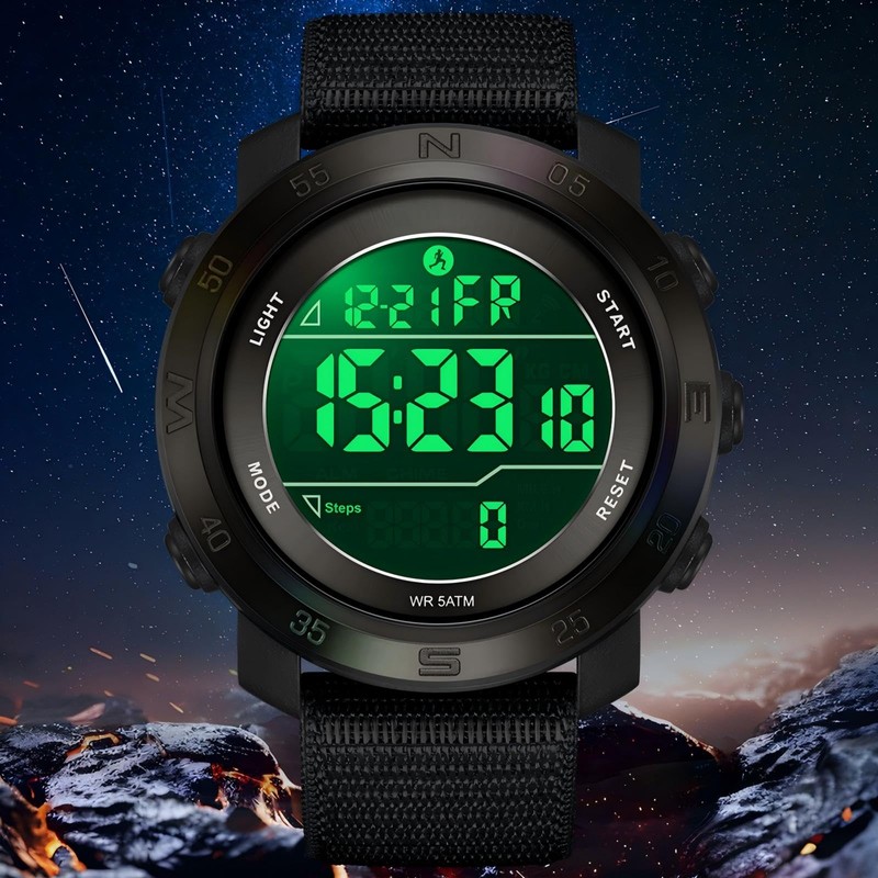 findtime Step Counter Watch No Phone Needed Pedometer for Walking