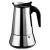 Ilsa Espresso Bonkaffe Stainless Steel Italian Cafetiere, Silver 6 cups