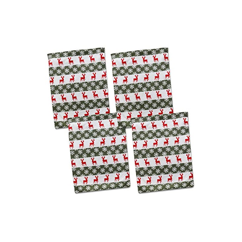By Robelli Large Felt Fun Festive Green, Red And White