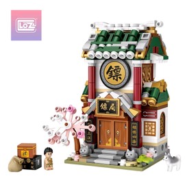 LOZ 1741 Building Blocks Chinese Market Series Architecture Model Escort Creative Educational Toy Construction Toy