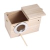 Jenngaoo Bird Breeding Box, Wooden Bird House with Rest Area,