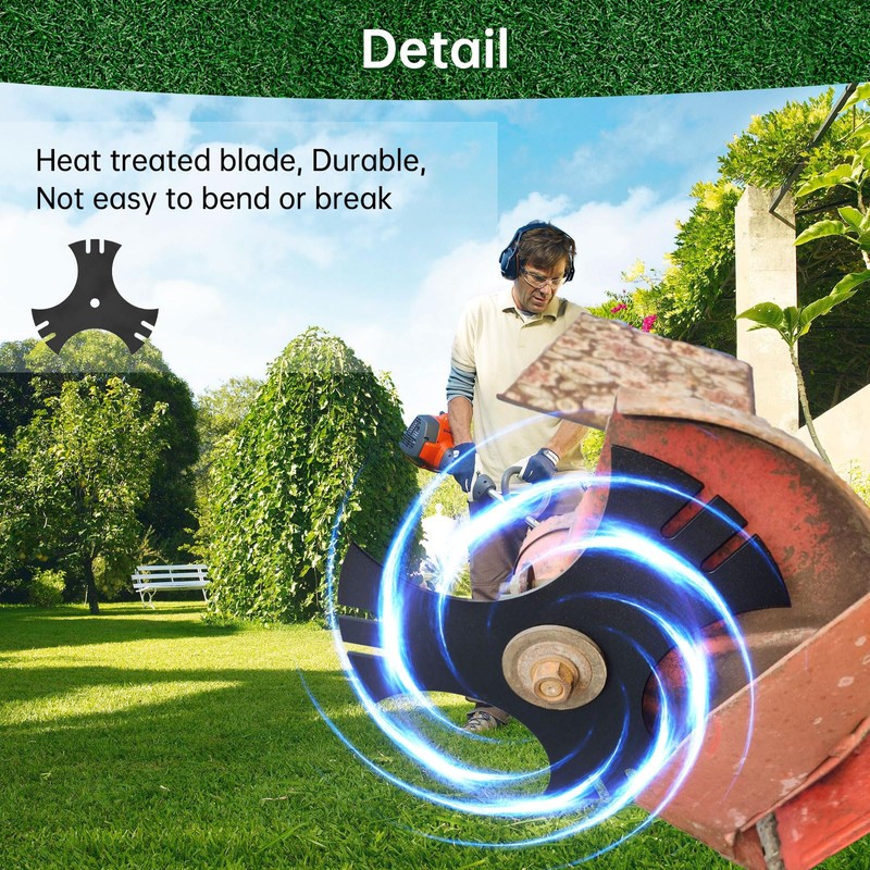 Fixirons 3 Pack 9" 3-Side Edger Star Blades 5/8" Center