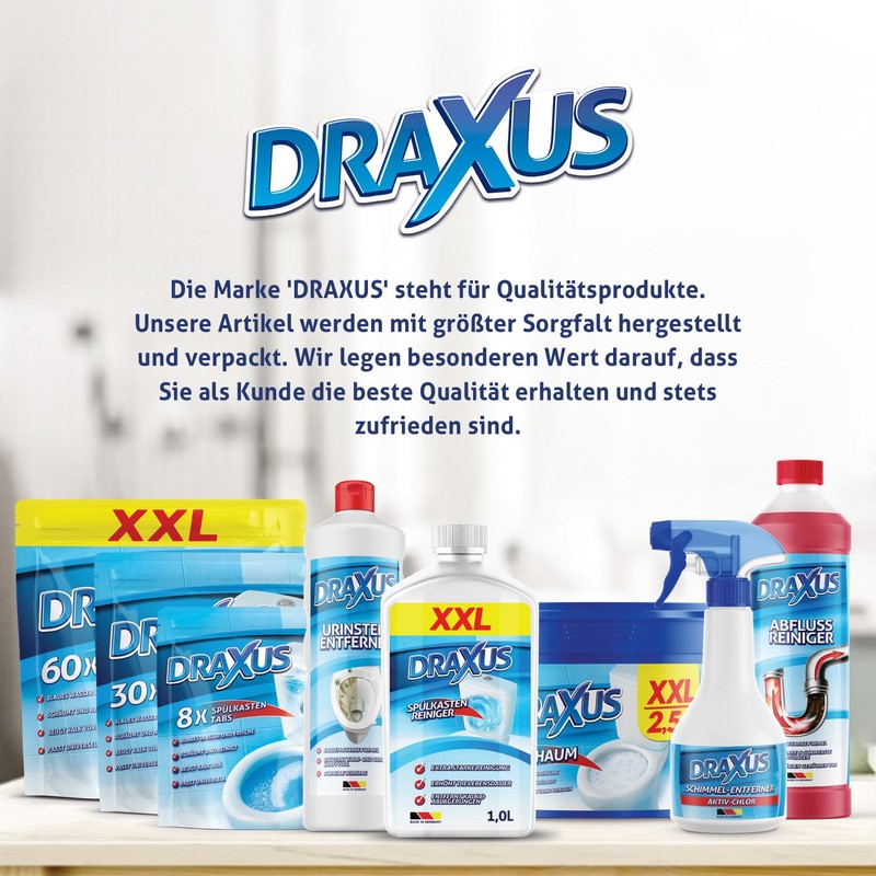 DRAXUS 8 x Cistern Tabs, Water Box Cube for the
