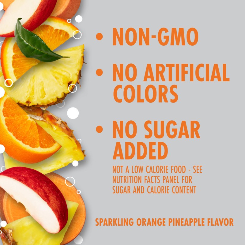 V8 +Energy Sparkling Orange Pineapple Juice Energy Drink, 11.5 fl