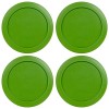 MRX Solutions 4 Replacement Lids Covers for Pyrex 2-Cup Containers, 5-Inch  7200-PC GREEN
