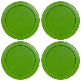 MRX Solutions 4 Replacement Lids Covers for Pyrex 2-Cup Containers, 5-Inch  7200-PC GREEN